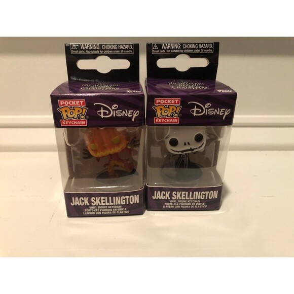 Funko Pocket Pop Keychain Halloween Jack Skellington Nightmare Before Xmas error - Picture 1 of 3